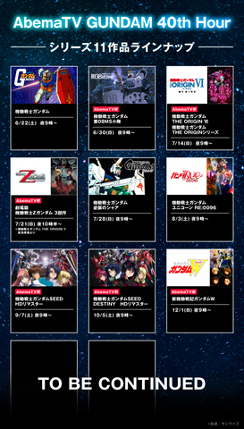 The 4th Abematv Gundam 40th Hour Will Be New Mobile Report Gundam W Japanese Entertainment Anime News